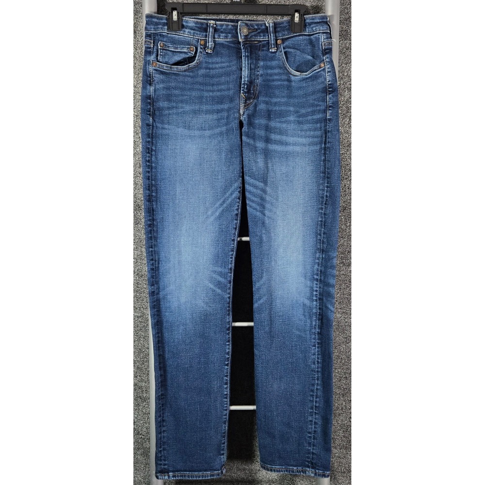 American Eagle Airflex+ Slim Fit Jeans Medium Wash Blue Mens 30x32